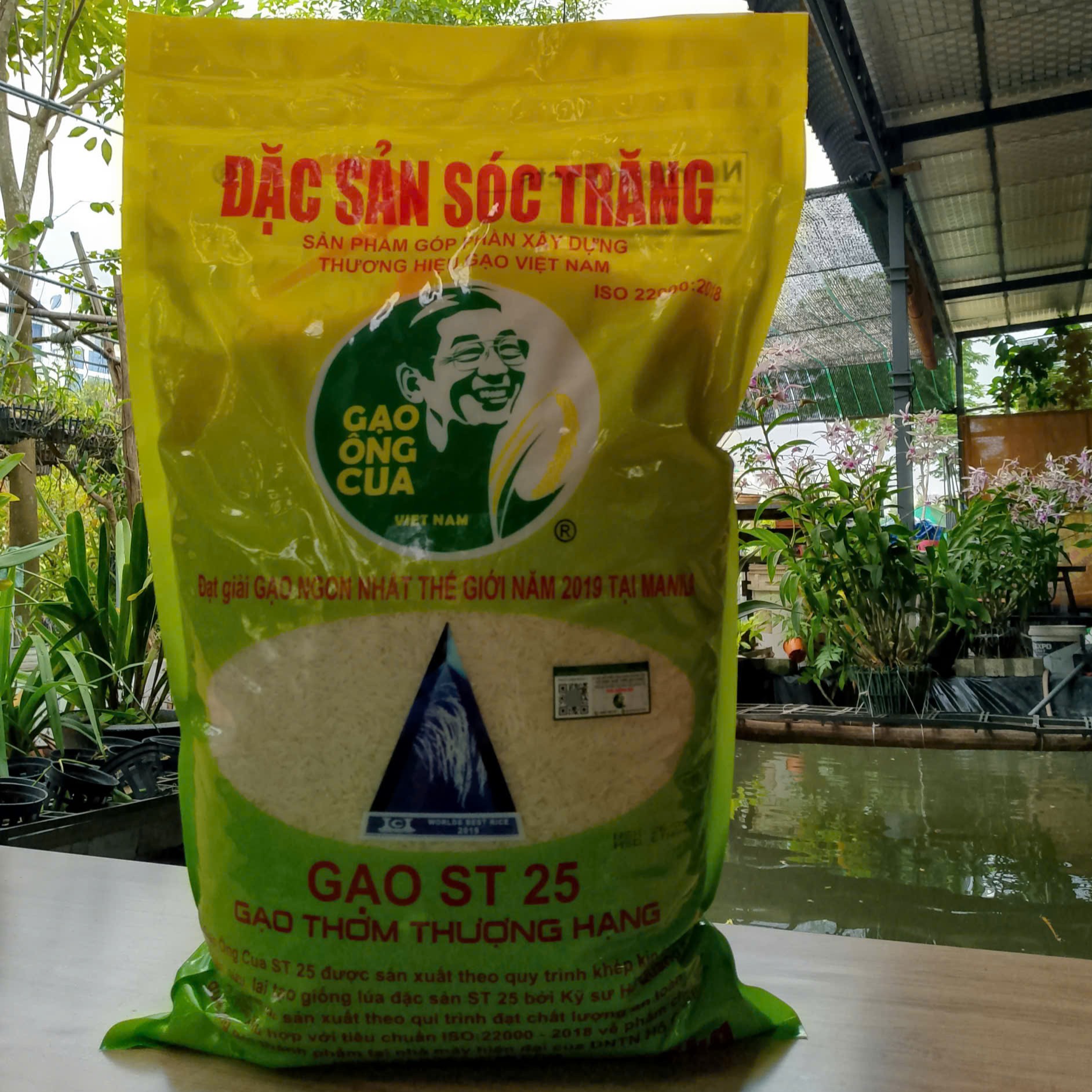 Gạo Ông Cua ST25 - 5Kg (Túi thường)